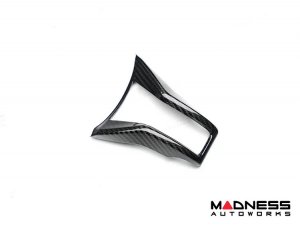 Alfa Romeo Giulia Steering Wheel Trim - Carbon Fiber - Lower Spoke Trim - QV Model - 2020+ models Alfa Romeo Giulia Steering Wheel Trim - Carbon Fiber - Lower Spoke Trim - QV Model - 2020+ models